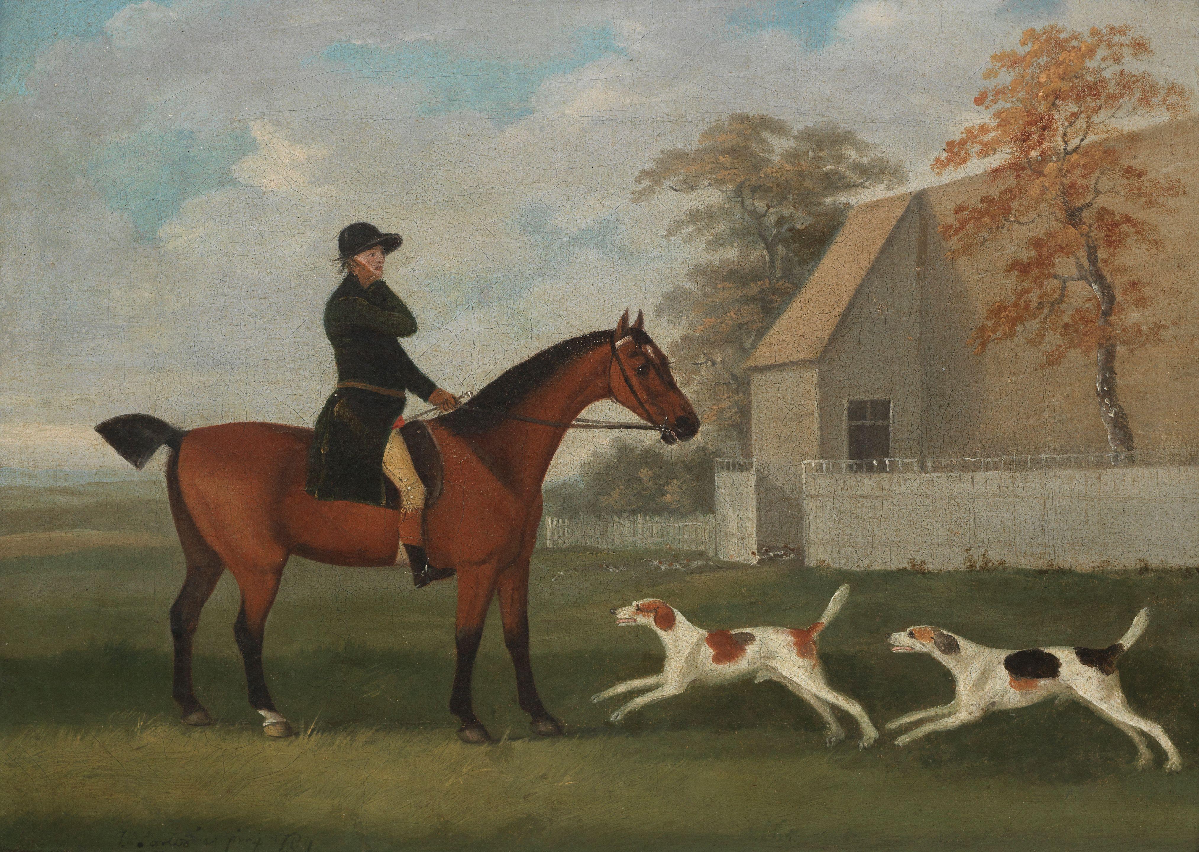 John Nost Sartorius - Huntsman with Hounds