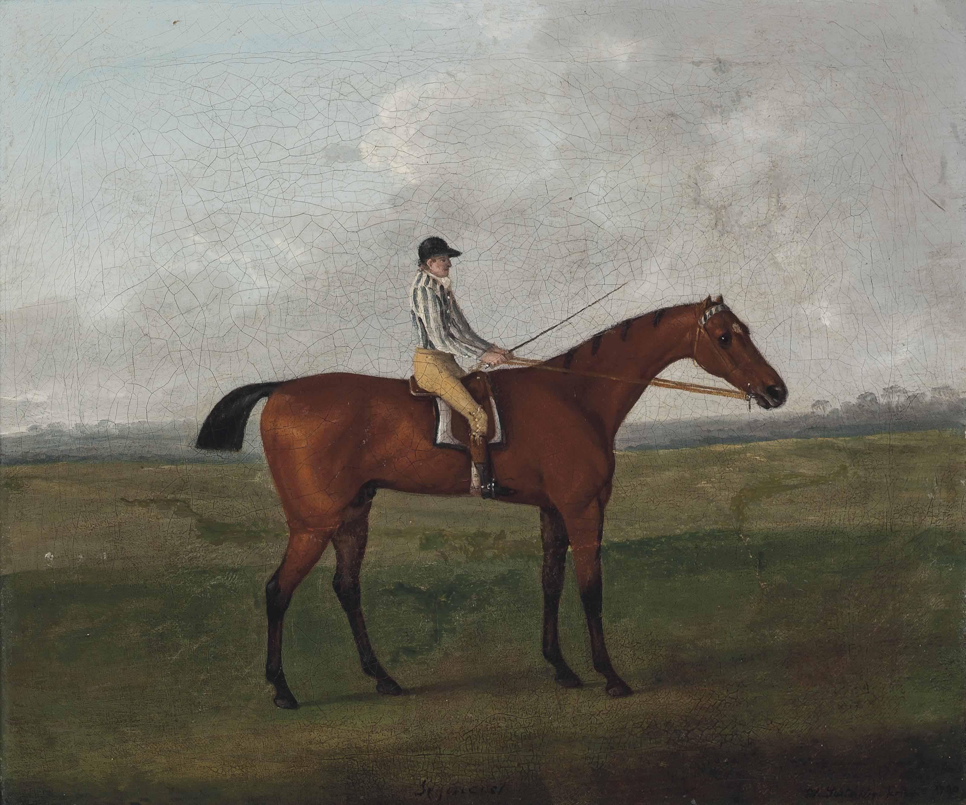 John Nost Sartorius - Skyscraper with jockey up