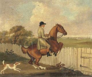 John Nost Sartorius - Taking the Fence