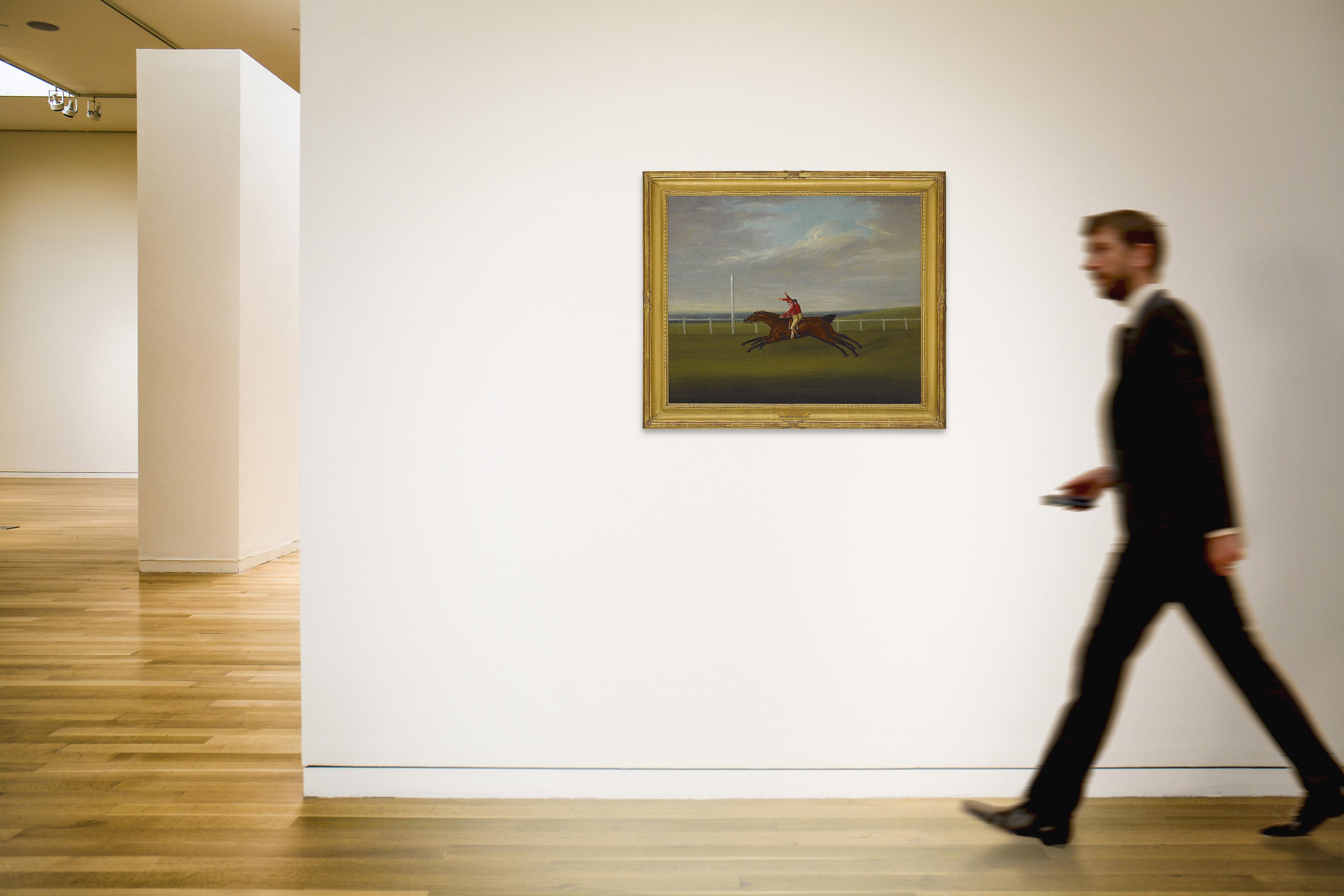 John Nost Sartorius - The Duke Of Grafton\'S Horse Whisker Victorious Over General Gower\'S Horse Raphael At The Finish Of The 1815 Derby Stakes