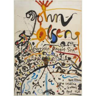 John Olsen - Australian Lake Eyre, The Desert Sea