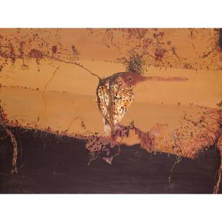 John Olsen - Australian Landscape And Night Heron