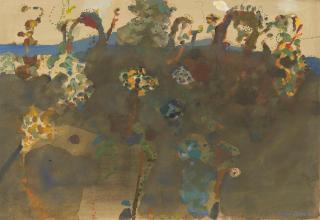 John Olsen - Spring, Cottles Bridge, 1969