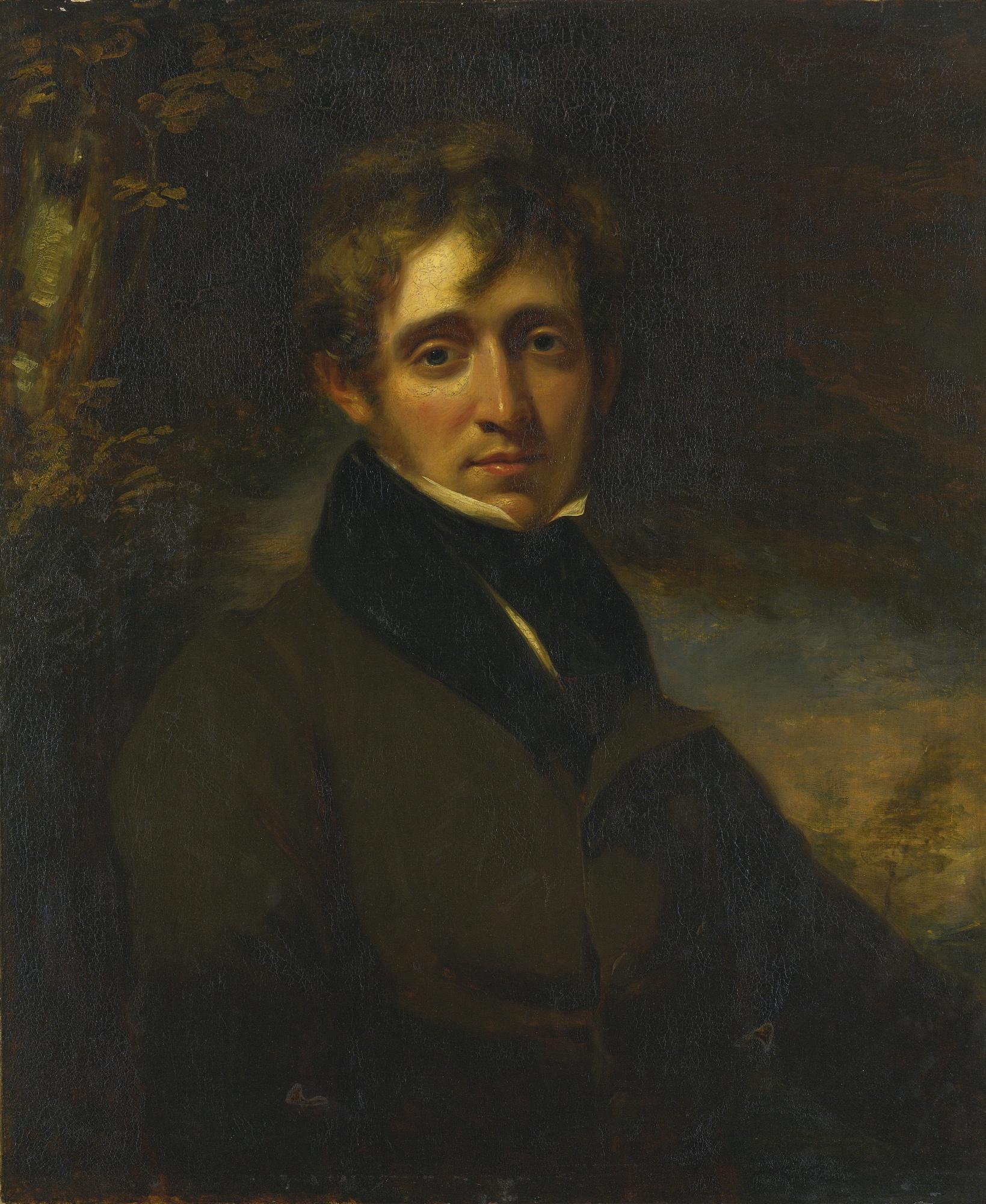John Opie, R.A. - Portrait Of A Man, Said To Be The Poet Thomas Moore
