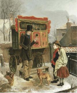 John P. Burr, R.B.A. - The Peepshow