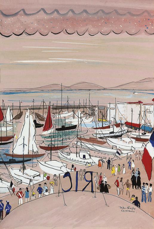 John Paddy Carstairs - Overlooking St. Tropez