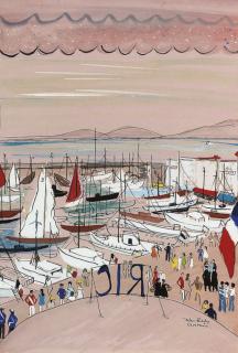 John Paddy Carstairs - Overlooking St. Tropez