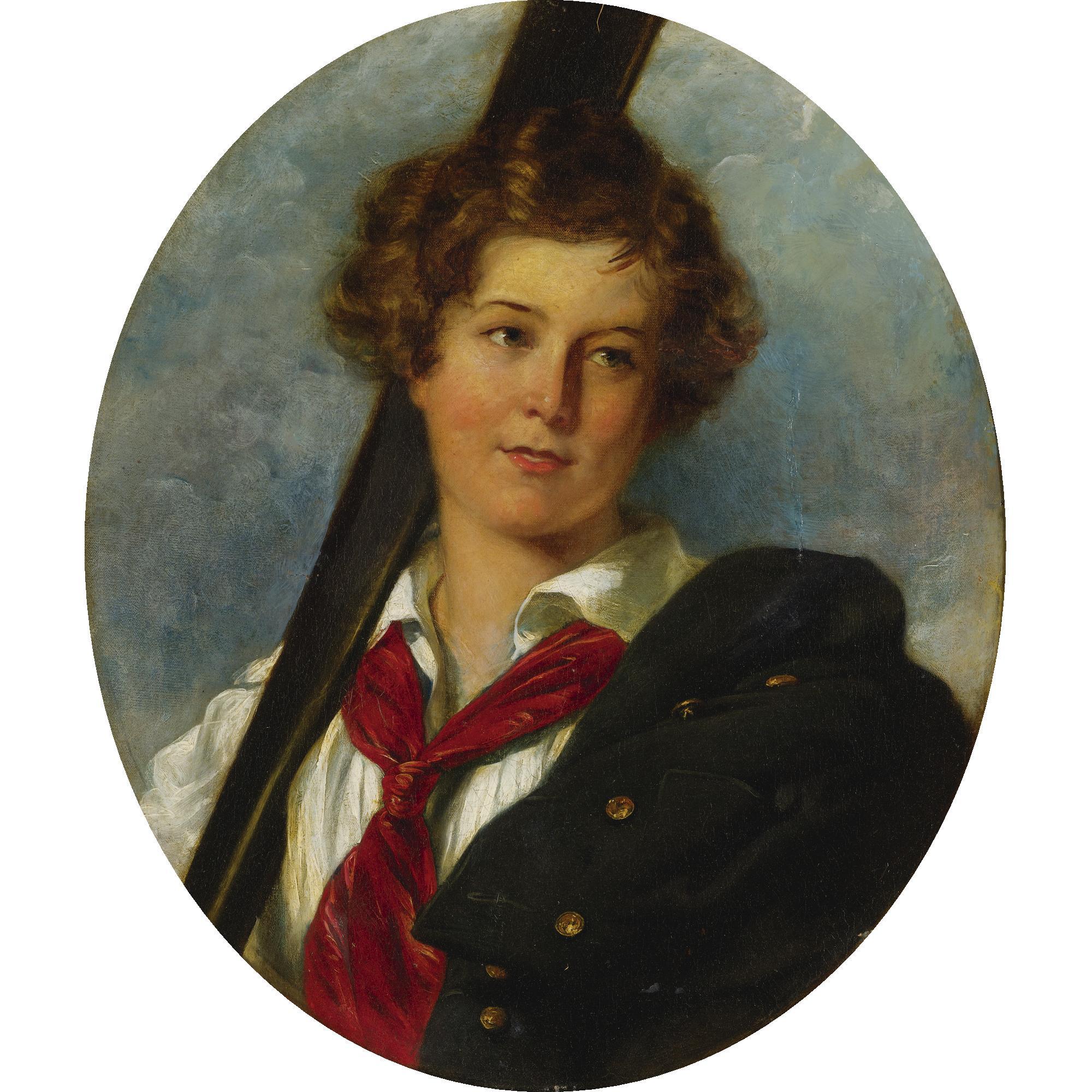 John Partridge - Portrait Of Arthur Lennox Peel