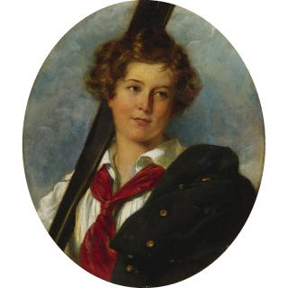 John Partridge - Portrait Of Arthur Lennox Peel