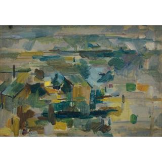 John Passmore - Australian Darling Point, Sydney Harbour