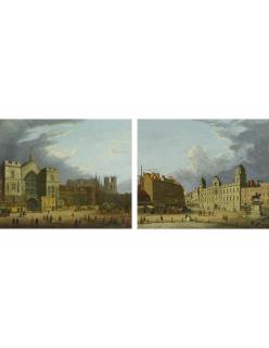 John Paul - London, A View Of Westminister; London, A View Of Old Northumberland House