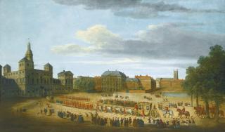 John Paul - View Of Horse Guards Parade, London, With A Royal Procession