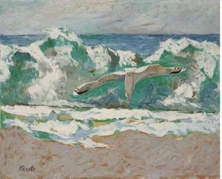 John Pawle - Seagull Over Waves