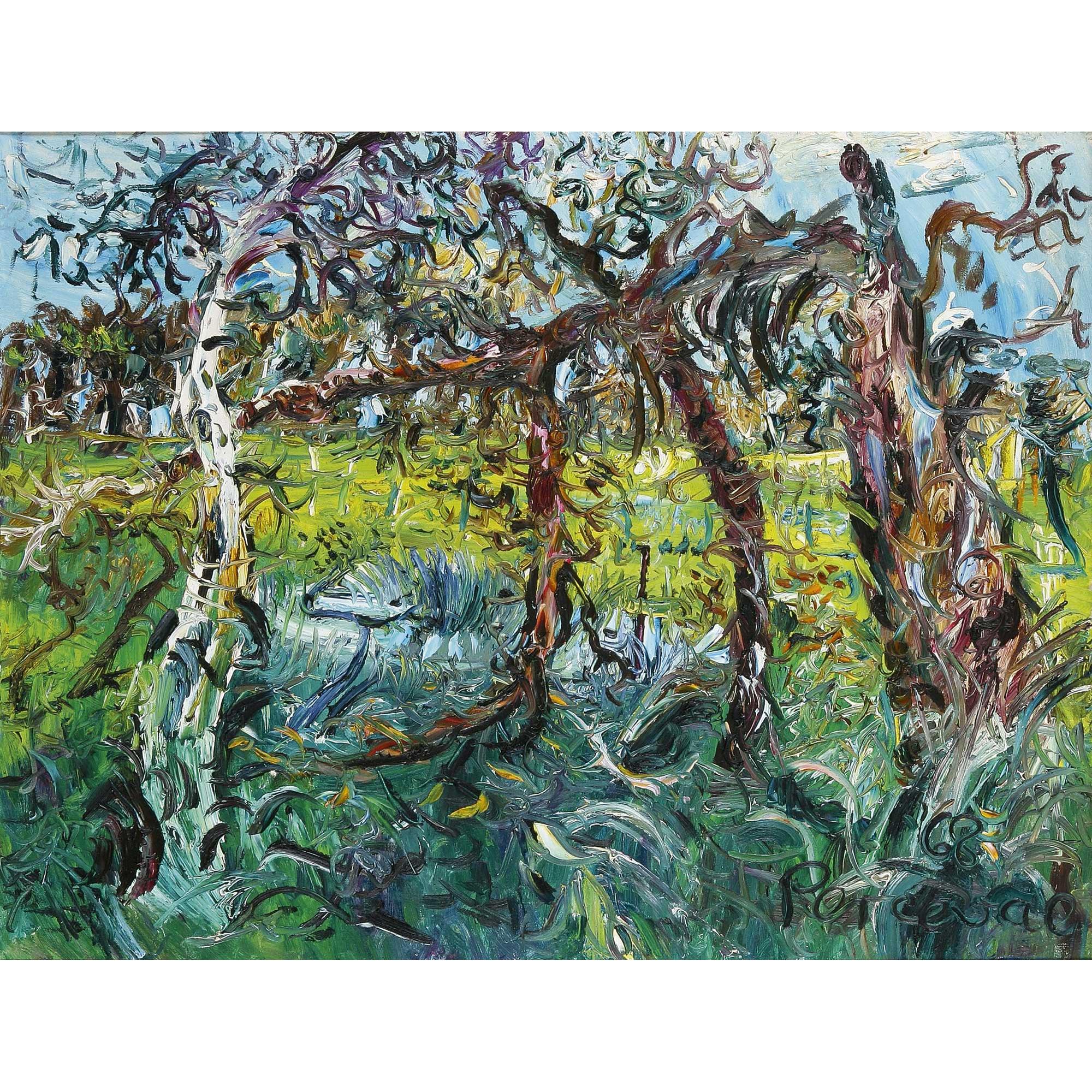 John Perceval - Australian Broken Tree And Frog Pond