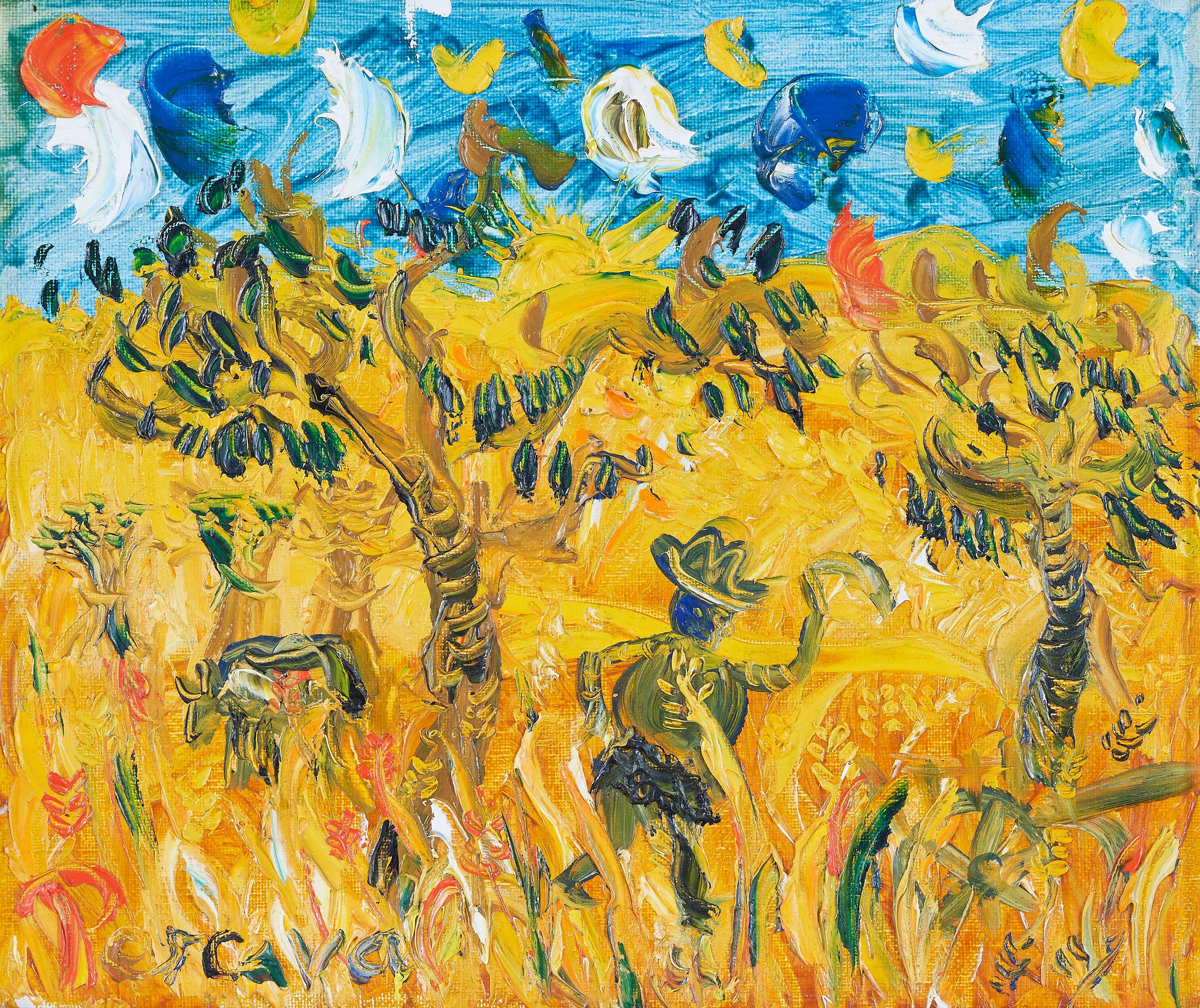 John Perceval - Farmer and Cow