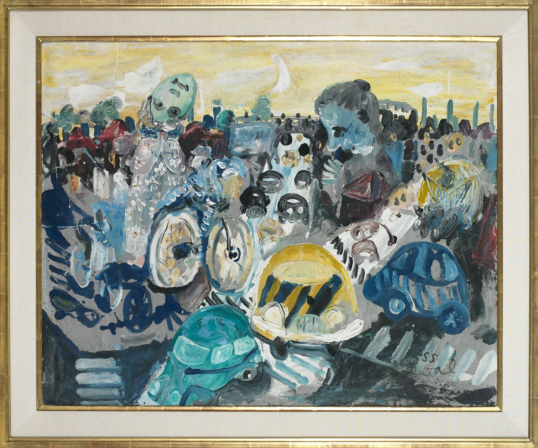 John Perceval - Pedestrian Crossing, 1954-55