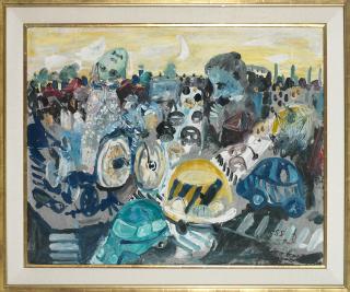 John Perceval - Pedestrian Crossing, 1954-55