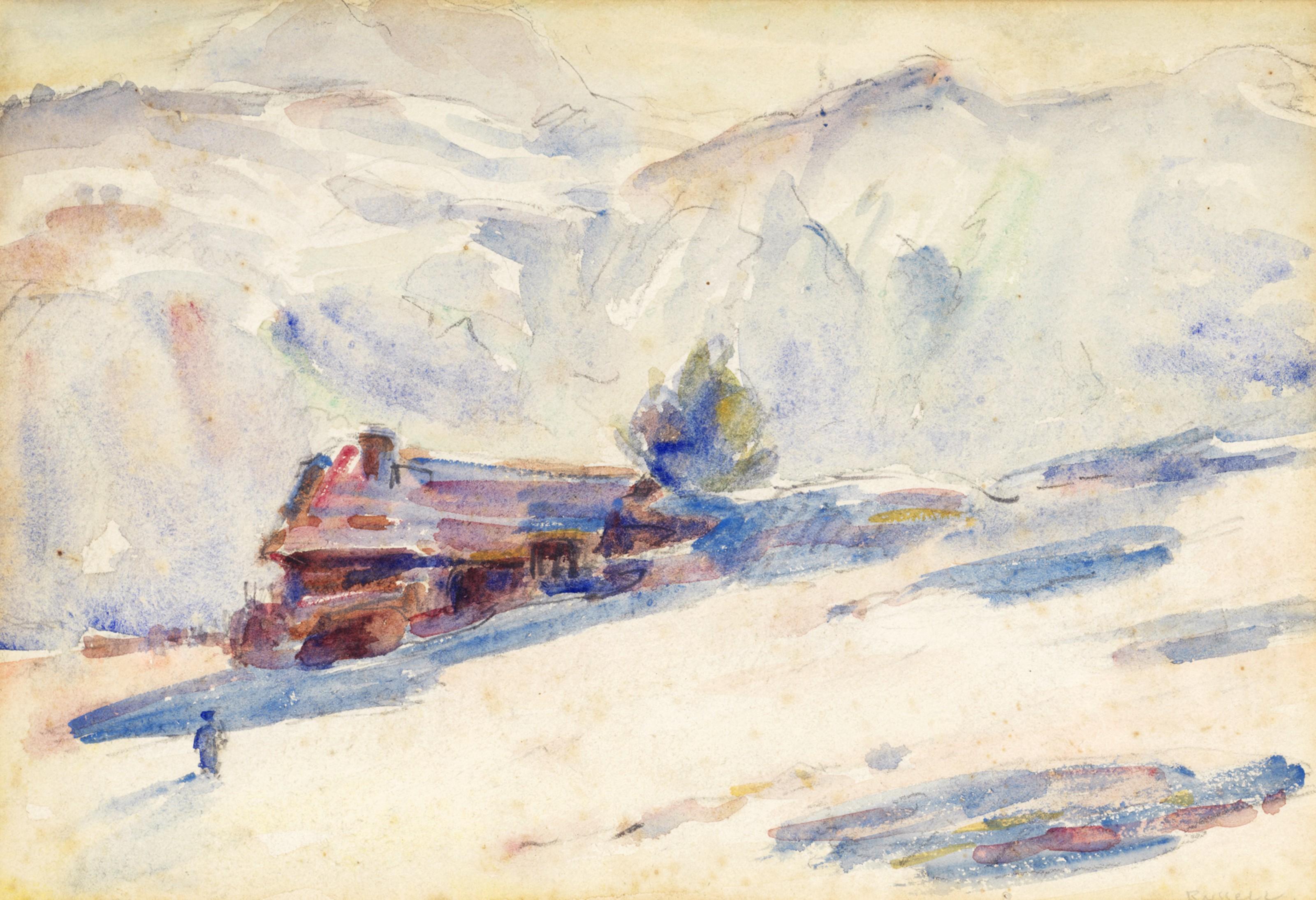 John Peter Russell - Alpine landscapes in winter