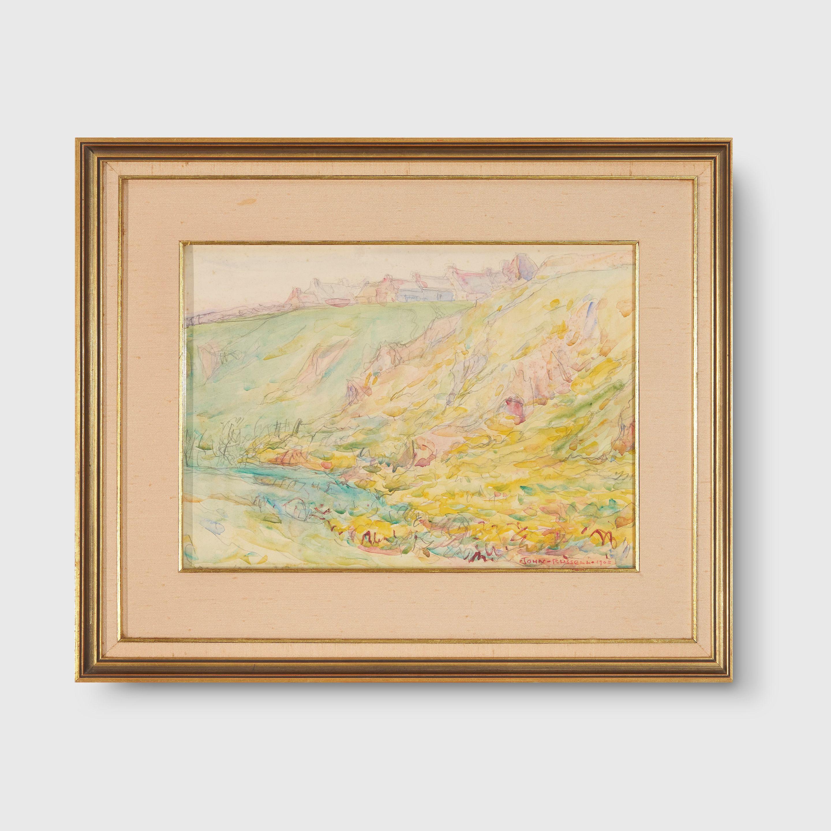 John Peter Russell - Maisons À Belle-Île, 1908