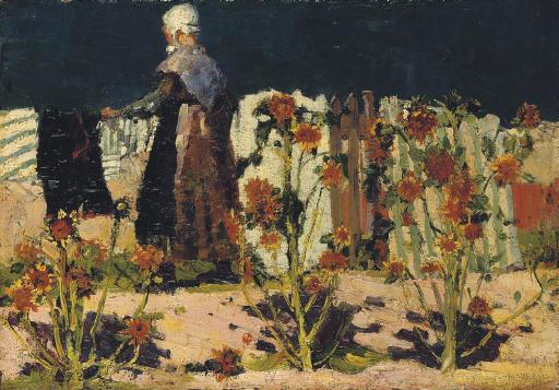 John Peter Russell - Paysanne Aux Tournesols