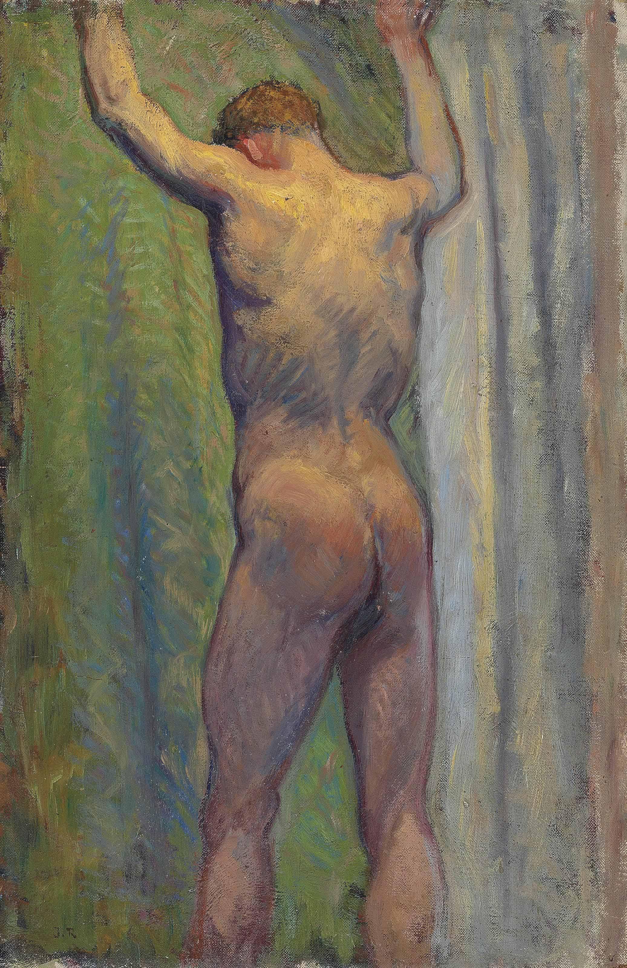 John Peter Russell - Standing Male Nude - An Académie