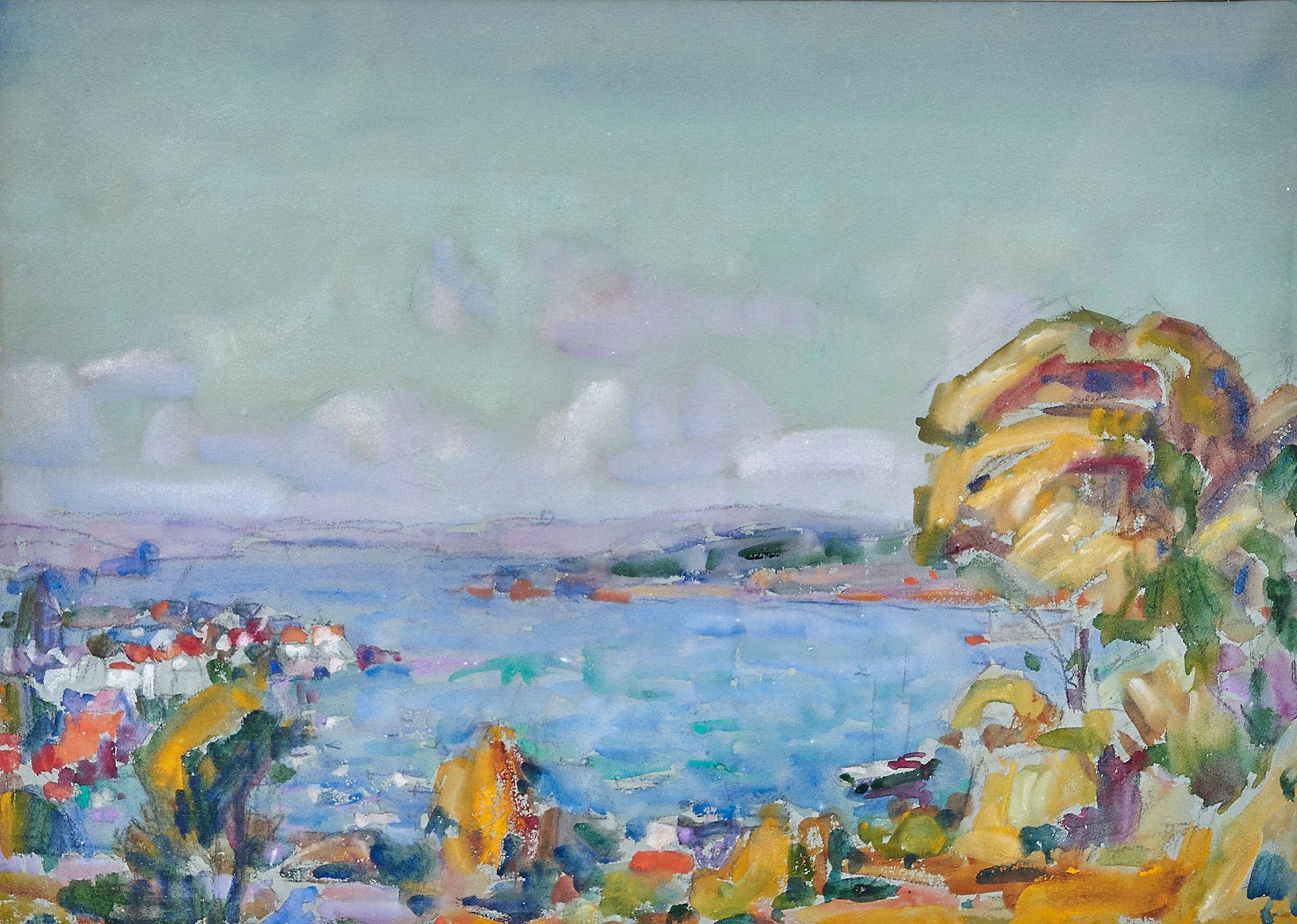 John Peter Russell - View of Sydney Harbour, c.1926