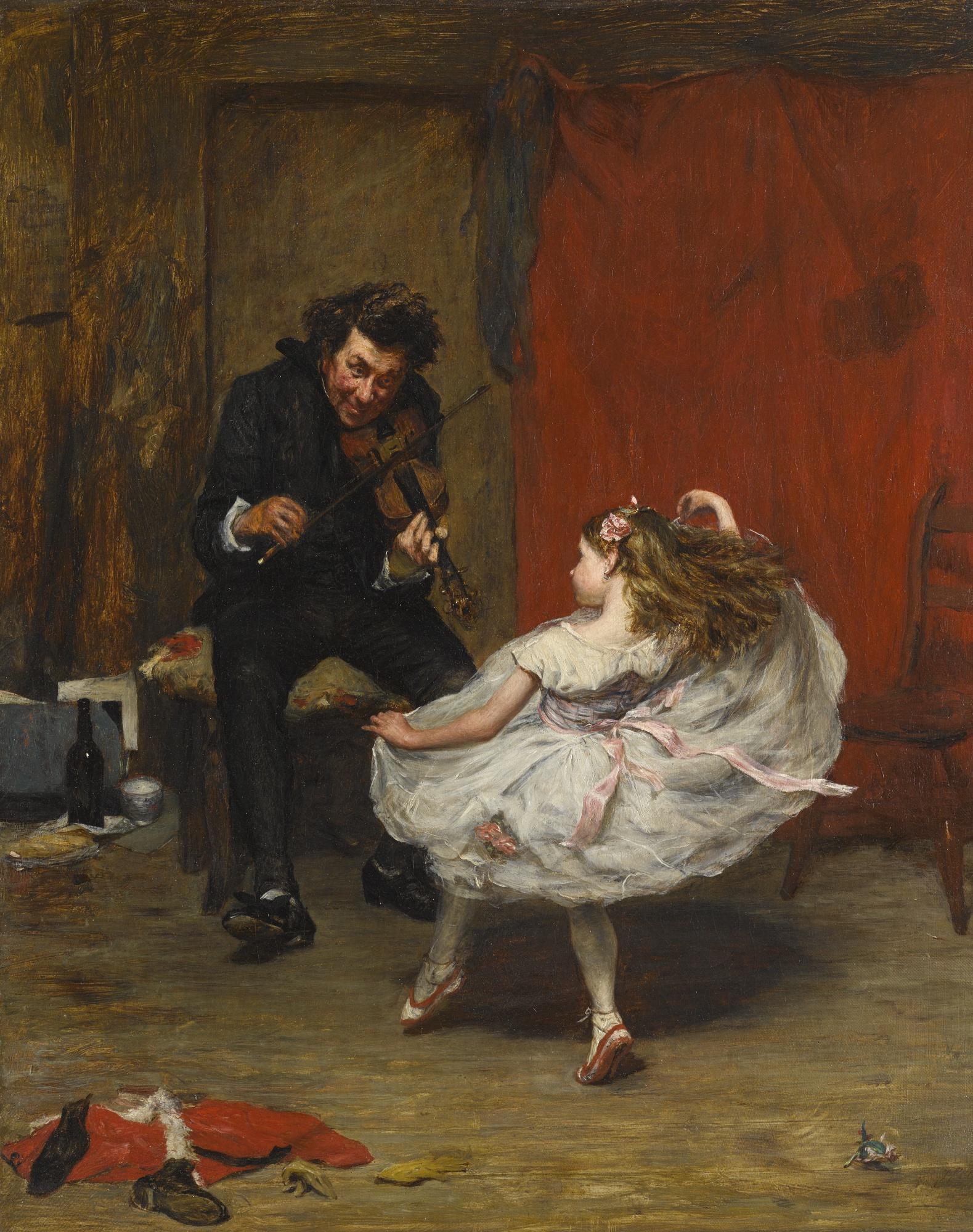 John Pettie, R.A., H.R.S.A. - The Rehearsal