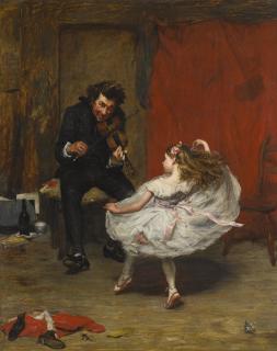 John Pettie, R.A., H.R.S.A. - The Rehearsal