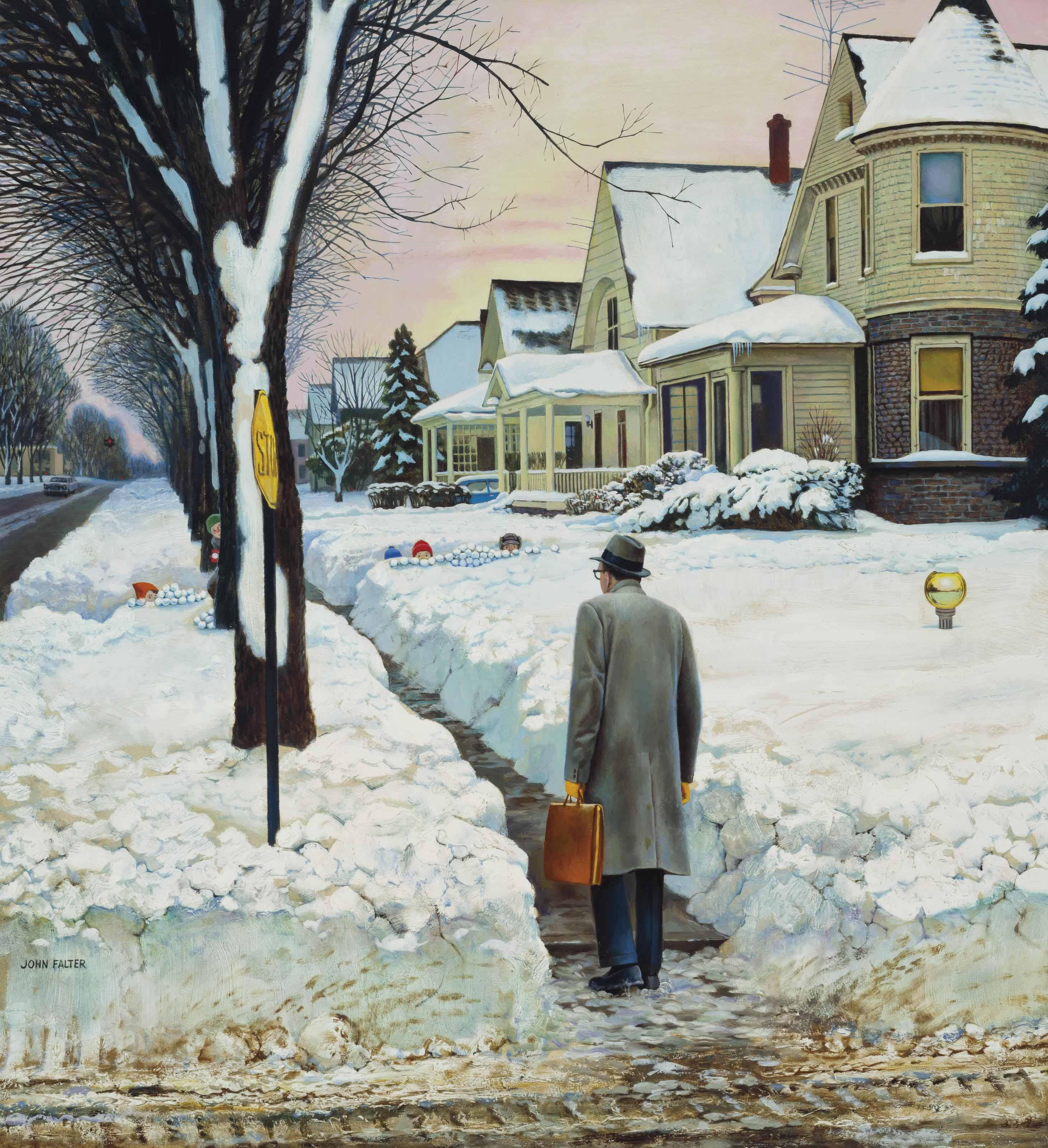 John Philip Falter - Snowy Ambush