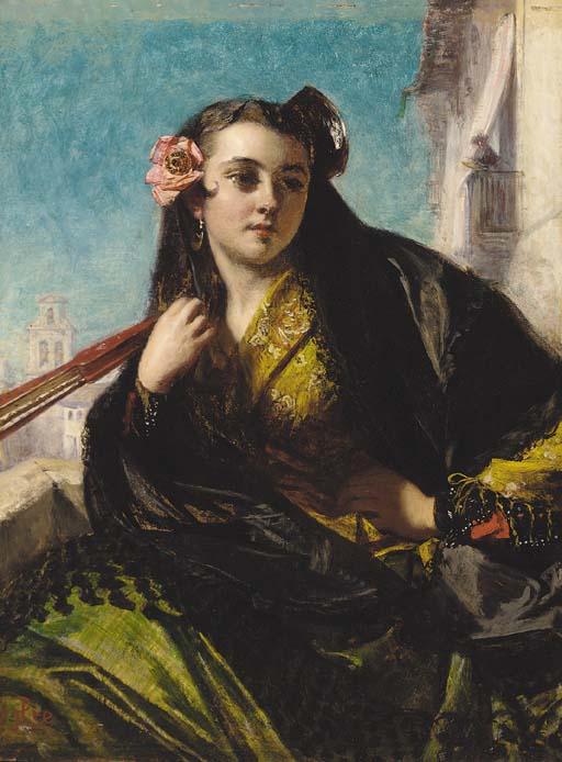 John Phillip, R.A. - Dona Dolores de Sevilla