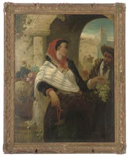 John Phillip, R.A. - The grape-seller, Seville