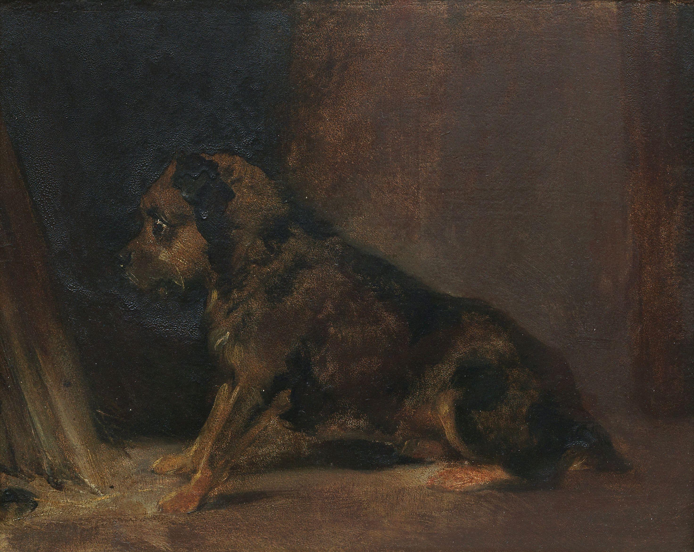 John Phillip RA HRSA - Poised - A Terrier