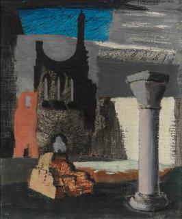 John Piper C.H. - Byland Abbey 30 x 25.4 cm. (11 3/4 x 10 in.)
