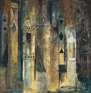 John Piper, C.H. - Chambord (The Roof)