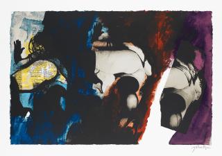 John Piper C.H. - Eye and Camera: Red, Blue and Yellow