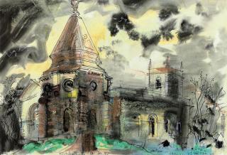 John Piper, C.H. - Kirkleatham Church, Yorkshire