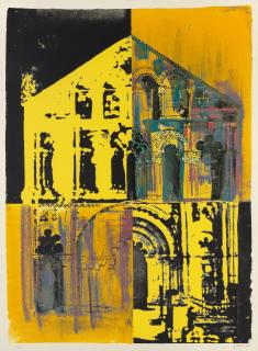 John Piper C.H. - Petit Palais: Yellow and Yellow