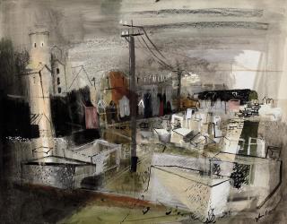 John Piper, C.H. - Portland Stone, quarry perspective
