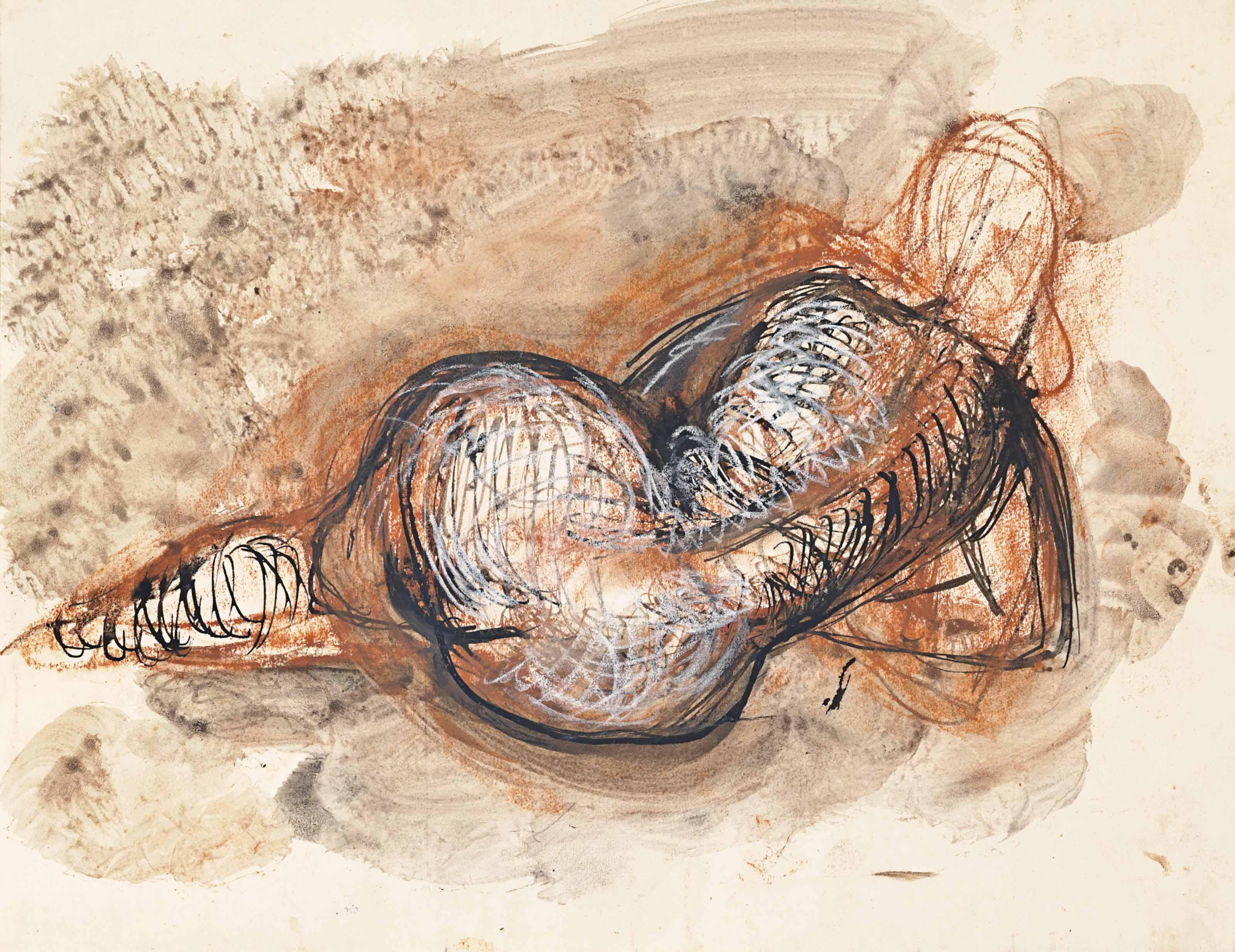 John Piper, C.H. - Reclining Nude