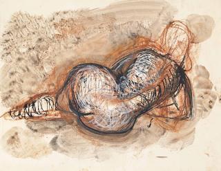 John Piper, C.H. - Reclining Nude