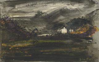 John Piper, C.H. - Snowdon from Capel Curig
