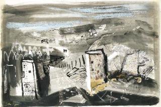 John Piper, C.H. - Stone gates, Portland