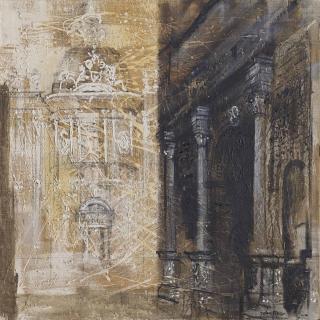 John Piper, C.H. - The Arch of Septimius Severus and The Church of SS. Luca and Martina