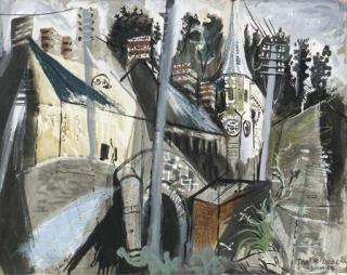 John Piper, C.H. - Tre\'r\'ddol, Wales