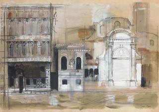 John Piper, C.H. - Venetian facades