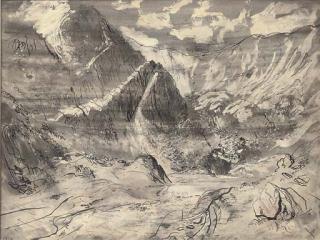 John Piper, C.H. - Welsh Valley In Winter