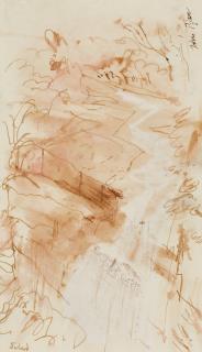 John Piper, C.H. - Welsh Waterfall