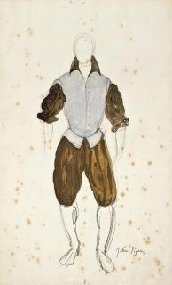 John Piper - Costume design for \'Don Giovanni\', Glynebourne, 1951