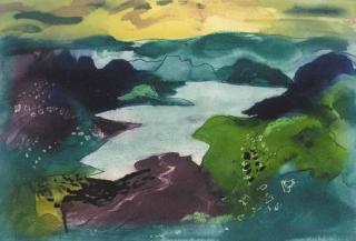 John Piper - Llyn Teifi (L. 401)