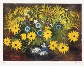 John Piper - Yellow Flowers (L. 392)